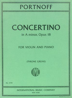 Concertino A minor Op 18 Violin, Piano
