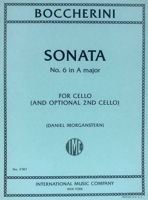Sonata No 6 A major Cello 