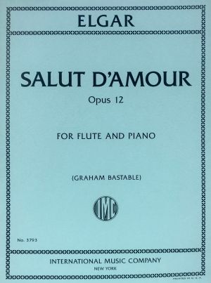 Salut D'Amour Op 12 Flute, Piano