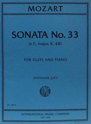 Sonata No 33 Eb major K 481 Flute, Piano
