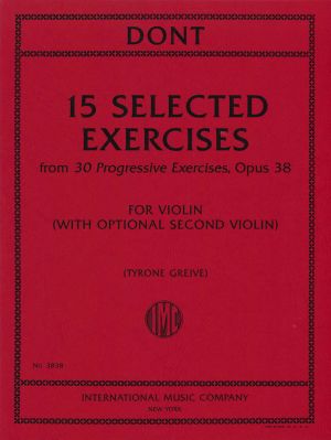 15 Selected Exercises from 30 Progessive Exercises Op 38