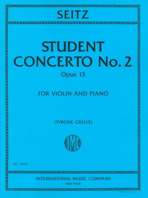 Student Concerto No 2 Op 13 Violin, Piano