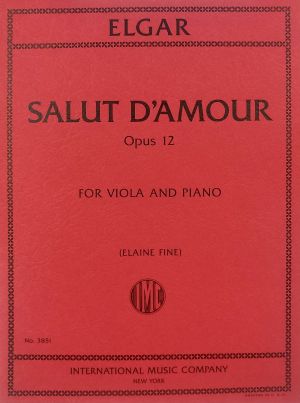 Salut D'Amour Op 12 Viola, Piano