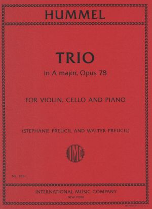 Trio A major Op 78