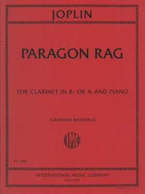 Paragon Rag for Clarinet, Piano
