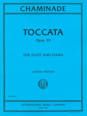 Toccata Op 39 Flute, Piano