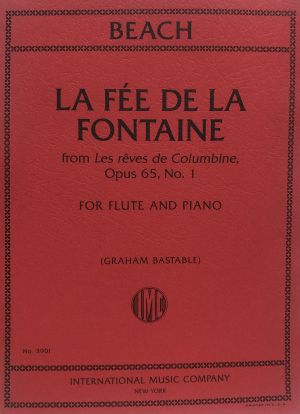 La Fee de la Fontaine from Les reves de Columbine Op 65 No 1 Flute, Piano