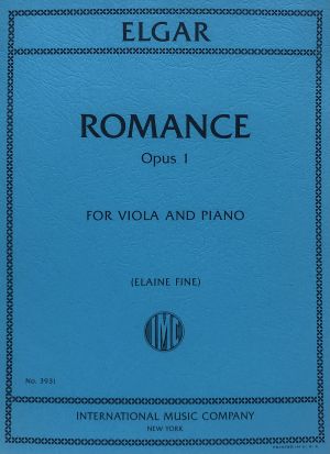 Romance Op 1 Viola, Piano