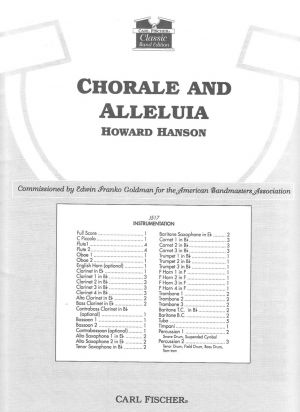 Chorale and Alleluia - Percussion Part