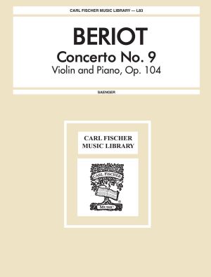 Concerto No 9 Op 104 Violin, Piano