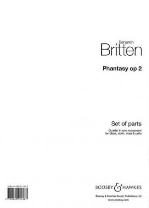 Phantasy Op. 2 - Set of Parts
