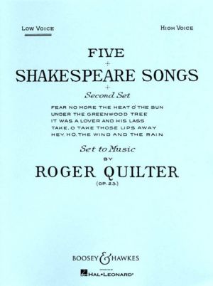 5 Shakespeare Songs, Op. 23