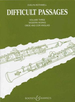 Difficult Passages Vol. 3 Oboe and Cor Anglais