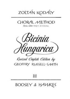 Choral Method Vol. 11/3 - Bicinia Hungarica