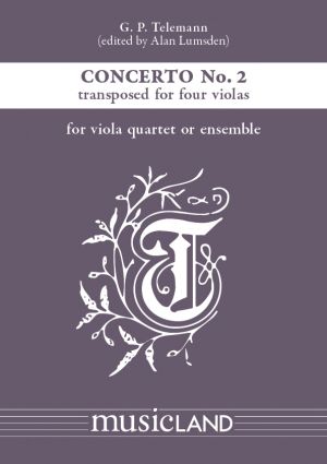 2nd Concerto 4 Violas Score and Parts