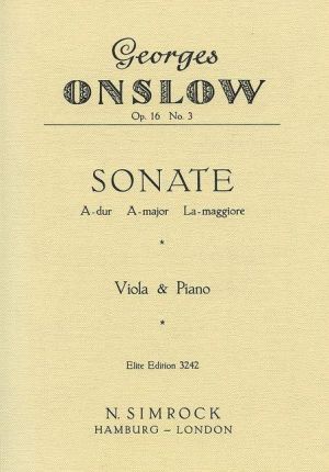 Sonata in A Major Op. 16 No. 3