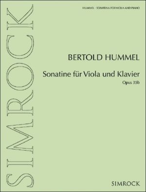 Sonatina for Viola and Piano Op. 35b