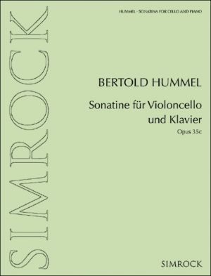 Sonatina for Cello and Piano Op. 35c