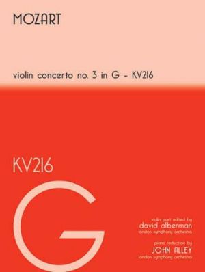 Violin Concerto No 3 G Kv216