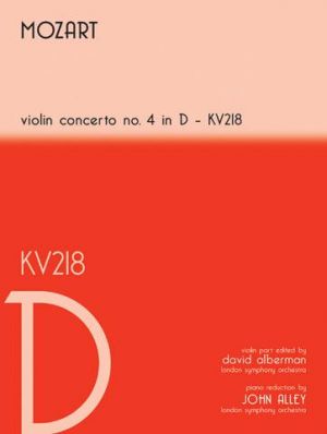 Violin Concerto No 4 D major KV 218