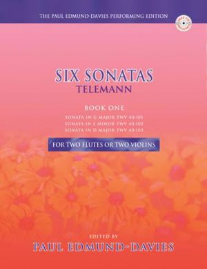 6 Sonatas for 2 Flutes Book 1 Book & CD