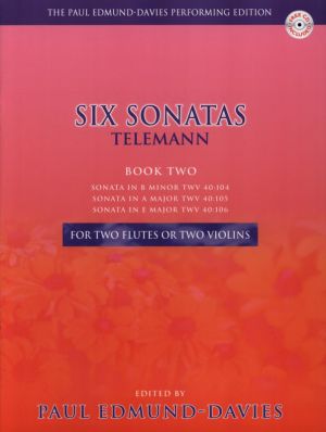 6 Sonatas for 2 Flutes Book 2 Book & CD