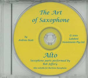 The Art of Saxophone Alto Saxophone CD only