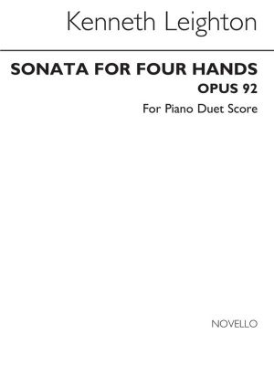 Leighton Sonata 4 Hands Op.92 P/Duet Sco