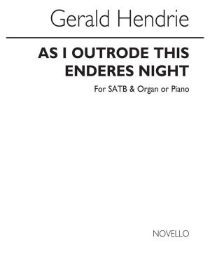 Hendrie As I Outrode This Night Satb