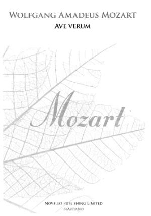 Mozart Ave Veryn SSA