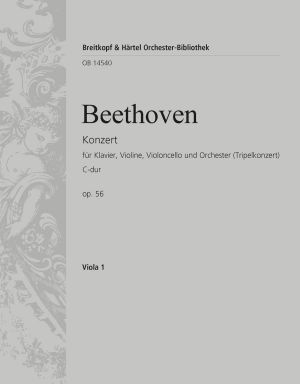 Triple Concerto in C major Op. 56 - Viola