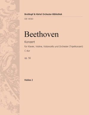 Triple Concerto in C major Op. 56 - Violin 2