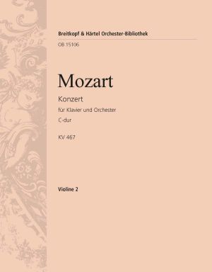 Piano Concerto No. 21 in C major K 467 Violin 2