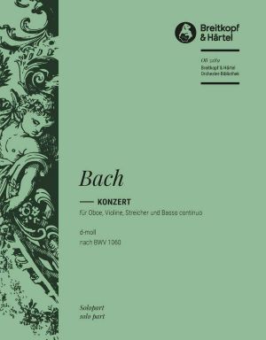 Concerto in D minor BWV 1060 - Solo Oboe Part