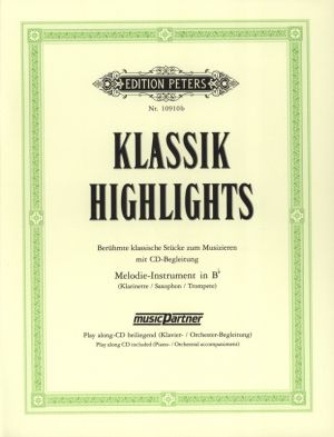 Klassik Highlights Bb-Melody Instruments Bk & CD