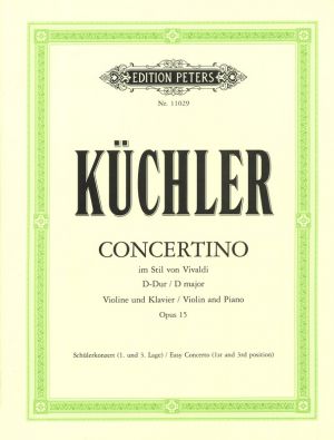Concerto D major Op 15 Violin 