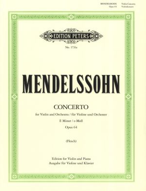 Concerto E minor Op 64 Violin, Piano