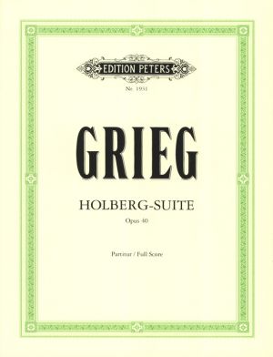 Holberg Suite Op 40 Score