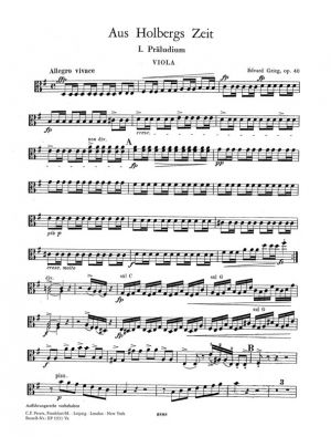 Holberg Suite Op 40 Viola