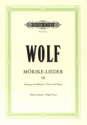 Morike Lieder Vol 3 High/Medium Voice