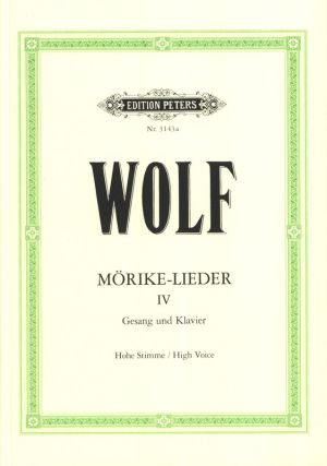 Morike Lieder Vol 4 High/Medium Voice