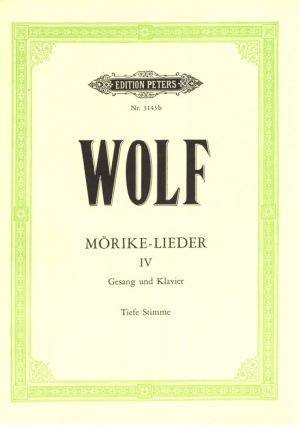 Morike Lieder Vol 4 Low Voice