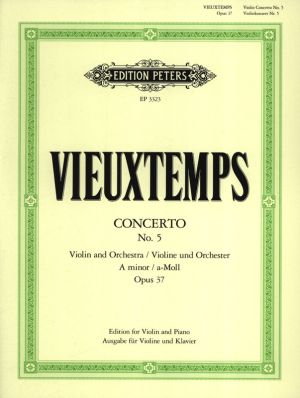 Concerto Op 37 A minor Violin, Orchestra