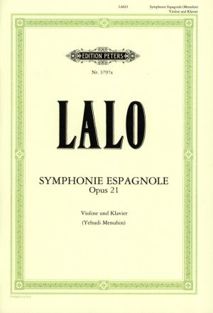 Symphonie Espagnole Op 21 Violin, Piano