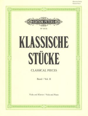 Classical Pieces Vol 2 Viola, Piano
