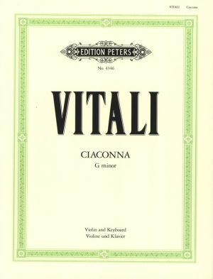 Ciaccona G minor Violin, Piano