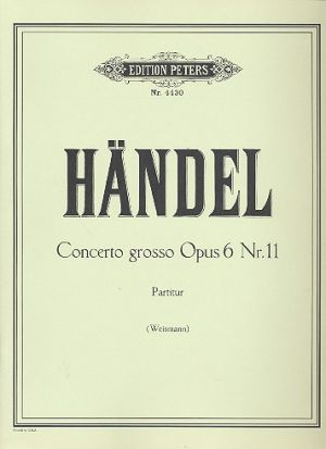Concerto Grosso Op 6 No 11 Score