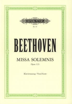 Missa Solemnis Op 123 Vocal Score