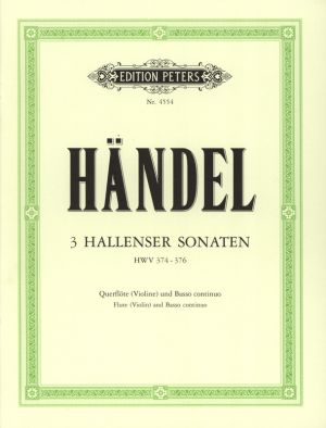 Halle Sonatas A minor E minor B minor (Woehl)