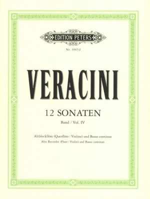 15 Sonatas Vol 4 Violin/Recorder, Piano